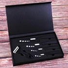 high quality amazon hot sell 3 + 4 + 5 + 6inch ceramic knife set 5pcs kitchen knife set in eva gift box