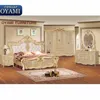 Antique wooden High quality furniture bedroom sets round bed