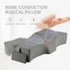 Digital Module Intelligent Sleep Pillow New Ergonomic Firm Bone Conduction Memory Foam Music Pillow