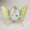 enamel jewel butterfly angel wings picture photo frame