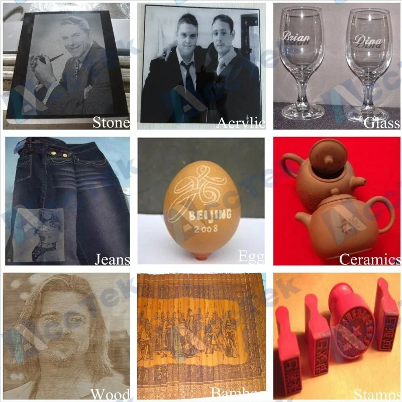 AKJ1325 Acctek 1325 co2 150w laser cutting machine price/photo co2 laser machine price