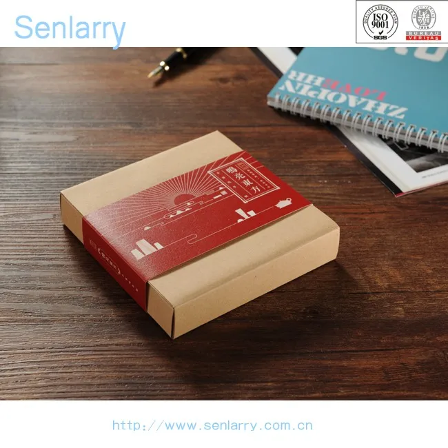photography gift box with sleeve in kraft paper box packaging