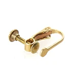 Factory price fashion jewelry findings gold plated brass metal casting fish hooks for earrings