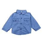 Wholesale 2019 New Spring Casual Baby Clothes Fashion Baby Spring 100% Cotton Boy's Shirts Kids Clothing
