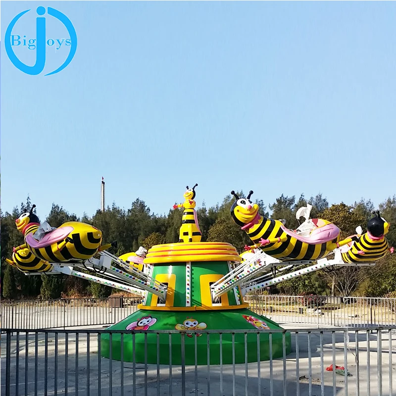 مضحك العسل النحل مرح الذهاب ألعاب جولة دائرية مع 8 مقاعد للأطفال