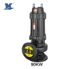 100WQ120-85-90~400WQ1300-16-90 Electric Waste Water Dewatering Submersible Sewage Suction Pump
