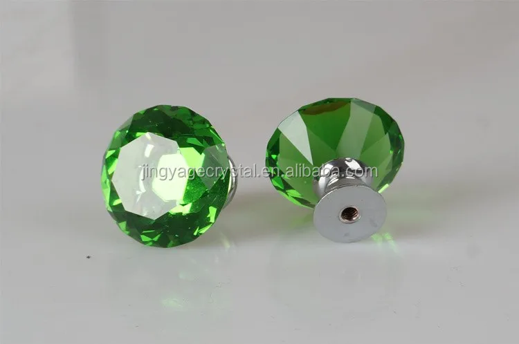green diamond crystal knob