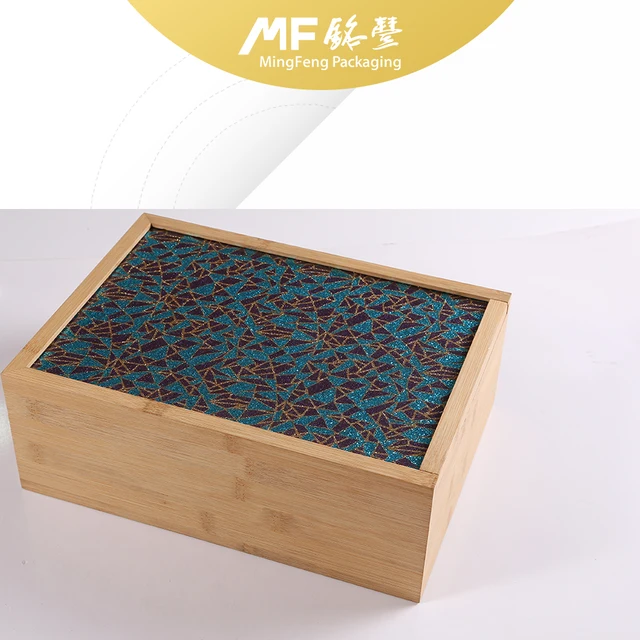 unfinished slid lid wooden packaging perfume gift box