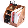 Office Organizer Desktop Wood File Book Document Storage Box