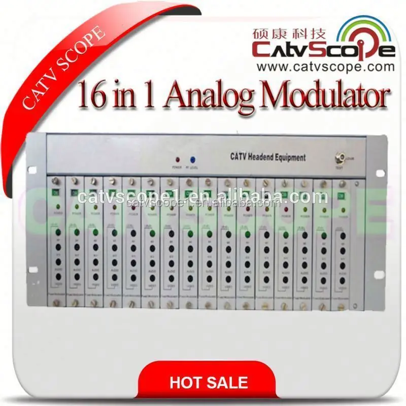 CATV 16 in 1 Fixed combination Modulator CSP-1601