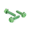 Multiple specifications stainless steel green black Zinc M6-M14 Hexagon head flange bolts