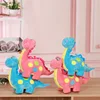factory supply colorful dinosaur plush cartoon toys children gift 20-80cm