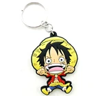 custom PVC foam cartoon printed logo different shape floating key chain