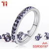 wedding ring philippines, birthstone infinity ring, wedding ring sets for June birthstones rings with stainless steel