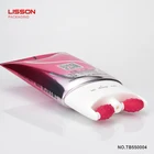 Cosmetic Package Oval Shape Container Massage Tube With Double Roller For Oil/massage Cream