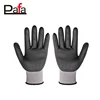 15G grey nylon nitrile gloves pack purple small