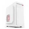Cheap mid tower computer case white pc gaming atx chassis