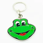 Promotional Zinc Alloy Cartoon Shape Metal Keychains enamel Keyring