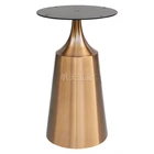 Rose gold decorative stainless steel metal table leg custom table base small coffee table feet