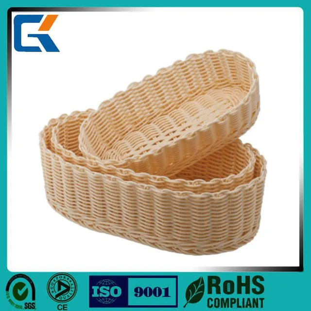cheap handmade natural flat wicker bread basket wholesale