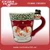 Christmas design ceramic funny coffee mug cup wholesale