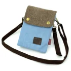 Canvas Small Cute Crossbody Cell Phone Purse Wallet Bag with Shoulder Strap