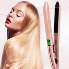 Amazon FBA dropshipping Hair styling Iron PTC fast heating plates 1 inch hair straightener ceramic tourmaline flat hair iron