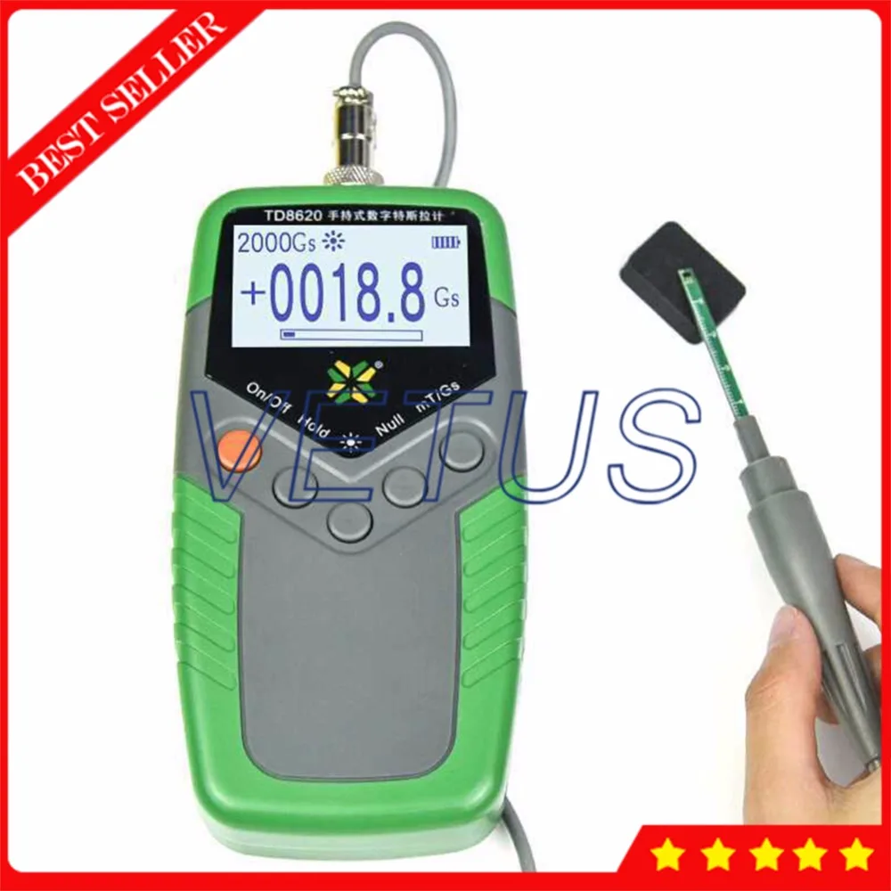 TD8620 Permanent Teslameter Handheld Tesla Meter with Class 2