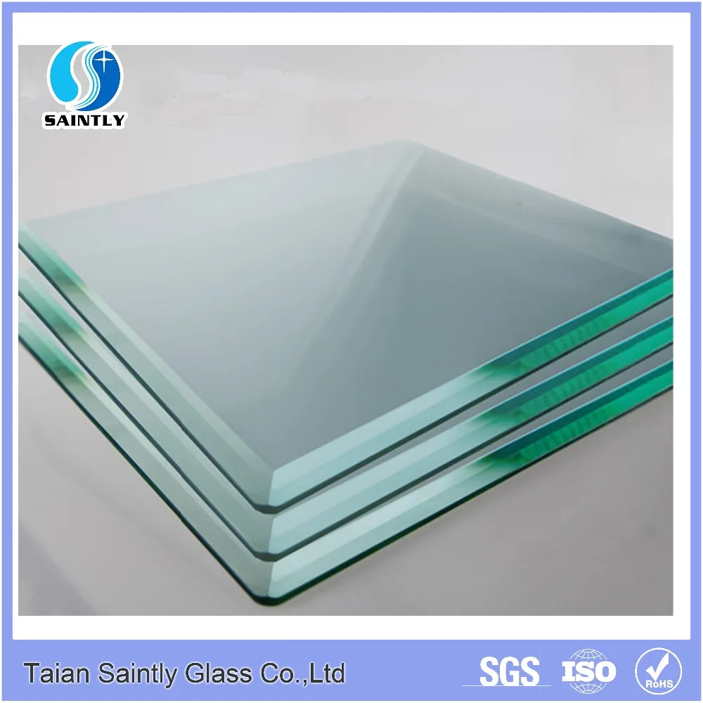 3mm-6mm beveled tempered glass panel