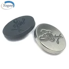 Plating Matt Black Clothes Snap Button Custom Metal Logo Snap Buttons