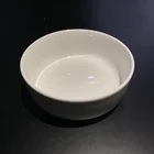 White Round Deep Ceramic Porcelain Salad Mixing Soup Snack Soup Bowl for Hotel