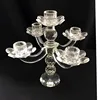 Beautiful candle holder 5 arms crystal small candelabra
