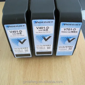 Videojet 750ml Printing Ink Cartridge V401 D Videojet 750ml Make Up