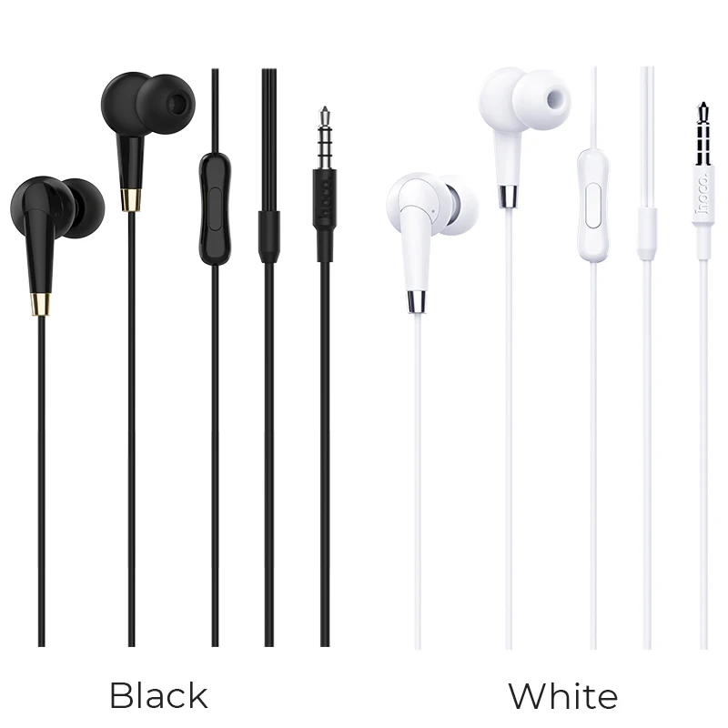 HOCO M58 1.2M 3.5mm Universal Mobile Wired Ear phone - ANKUX.COM