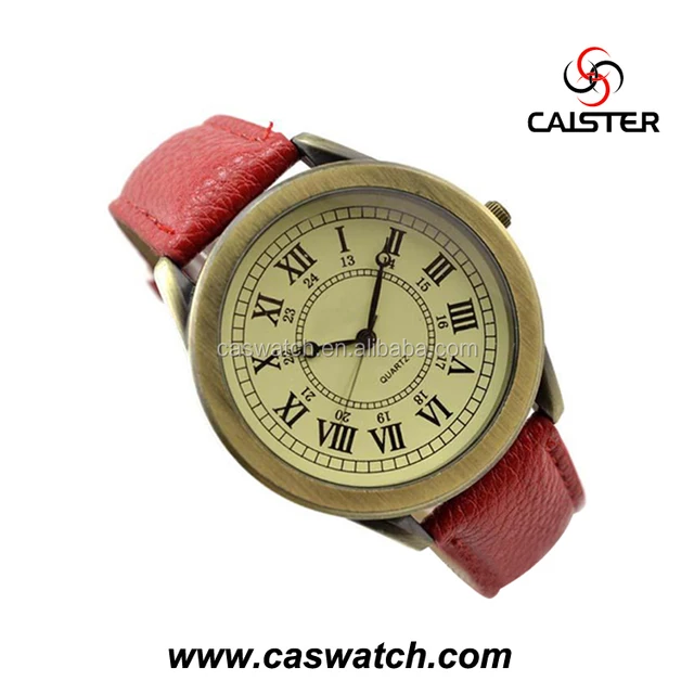 the nostalgic bronze quartz men wrist watch cheap antique copper