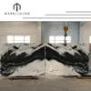 factory price wholesale interior stone Material china panda white marble tiles for floor and wall