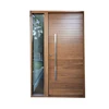Modern plain Solid Wood main Door/100% solid oak wood door models