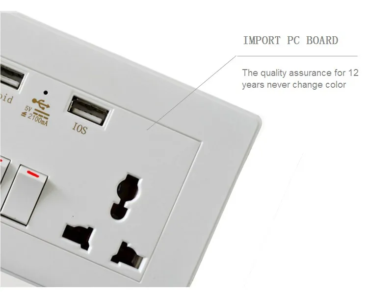 110v 220v Multifunction Usb Wall Outlet / Electrical Outlet Usb Buy