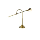 European Retro Industrial Brass Desk Lamp for Home Hotel Villa Copper Table Lighting