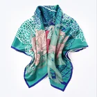 High Quality Silk Scarf Custom Digital Printed Pashmina Shawl For Women