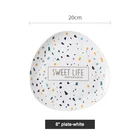 Western restaurant ceramic tableware Creative plate