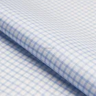 Luthai Textile NOS 100% cotton material yarn dyed non iron gingham check pattern woven men shirt fabric