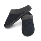 Cozy Memory Foam Slippers Fuzzy Wool-Like Plush Fleece Lined House Shoes w/Indoor, Outdoor Anti-Skid Rubber Sole