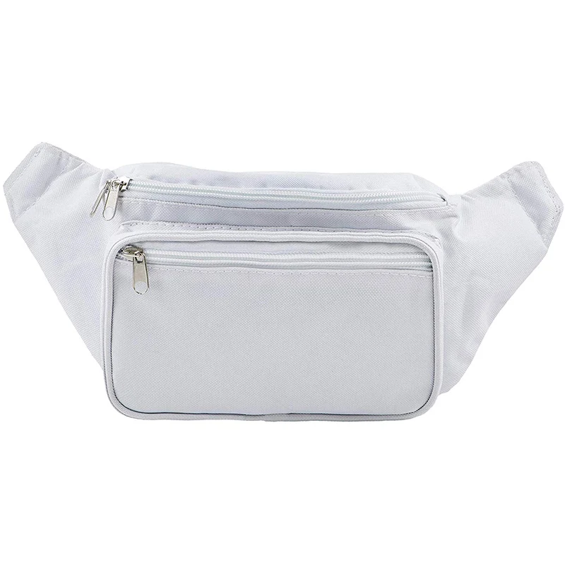 mens white bum bag