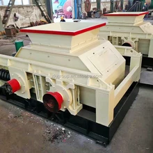 small size smooth double teeth roll crusher for sale