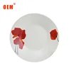 round shape white body porcelain ceramic dinnerware tableware bone china dinner plate set