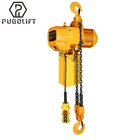 3 Phase Motor Trolley Construction Lift Machine With 1 Ton Capacity
