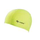 Wholesale price custom printed swimming caps make a ear protection lycra swim cap