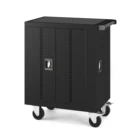 Education Equipment 32 Laptop Chromebooks Tablet Charging Cart With 4 Wheels