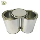 500g candle tin metal round empty tin candle jar with lever lid wax tin for sale